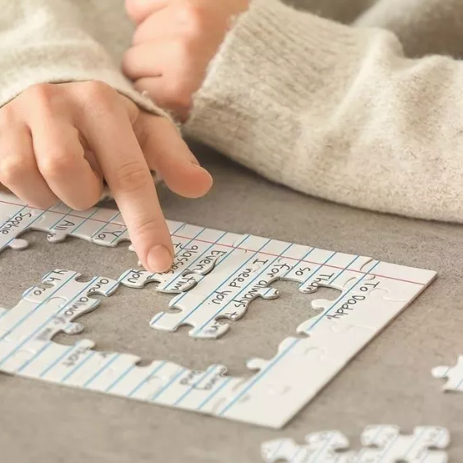 Zelf Geschreven Puzzel